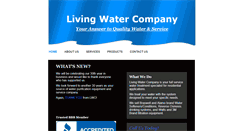 Desktop Screenshot of livingwatercoh2o.com